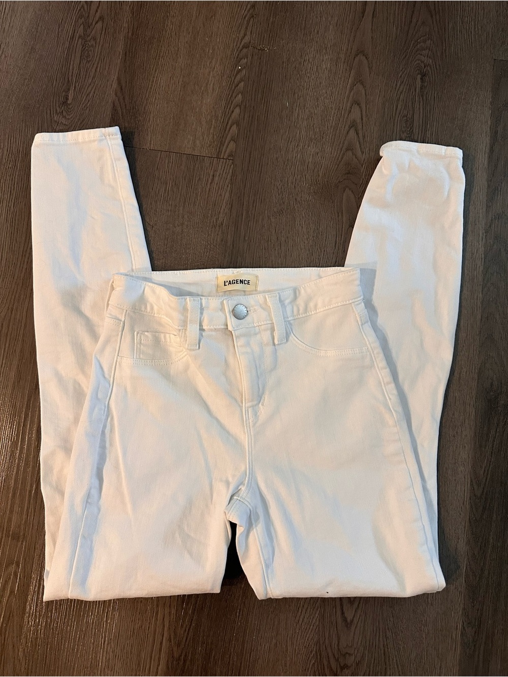 L'AGENCE White Women's white skinny Jeans